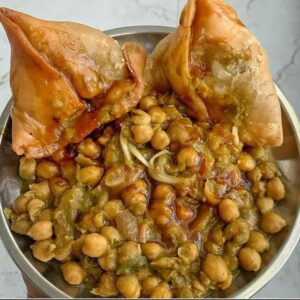 Samosa+Chana