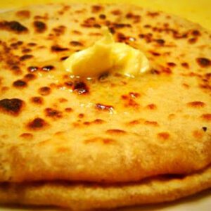 Simple Paratha 2pcs+Pickle+tea (combo)